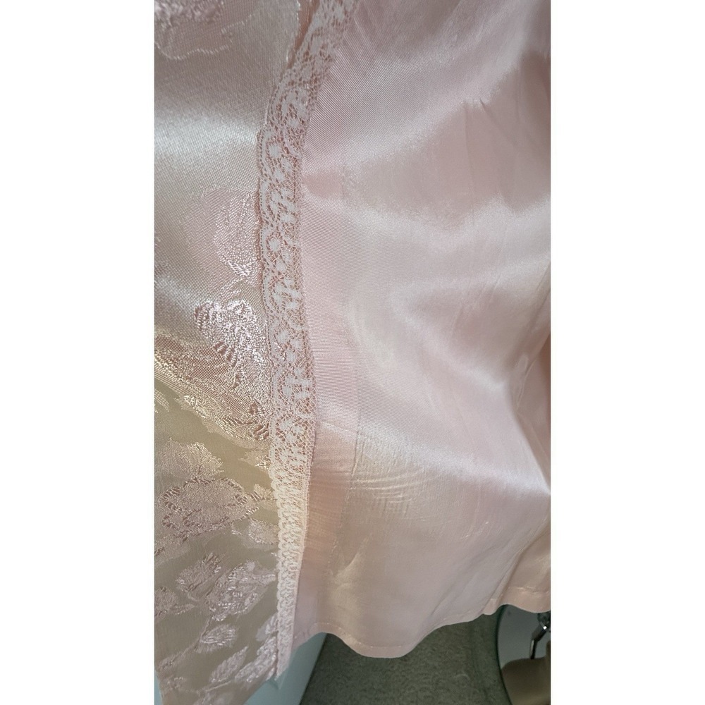 Vintage 60s Pink Damask Floral Dress and Jacket Set Home Sewn MCM Mod 2pc - Picture 16 of 16
